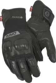 DANE Finn waterproof Motorcycle Gloves, black, Size L for Men