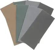 GRADENEVE 24pcs Wet and Dry Sandpaper Kit Fine Grit Sanding Pads for Automotive and Furniture Finishing Includes 3000 5000 7000 10000 Grit Each