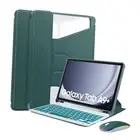 Keyboard Case for Samsung Galaxy Tab A9 Plus 11 Inch 2023-7 Color Deep green