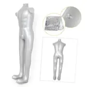 Man Male Inflatable Model Dummy Torso Full Body Mannequin Armless Display
