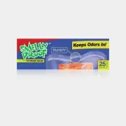 Original No Smell Baggies Reusable CLEAR Bag, 6" x 4"-Small-25 Pack