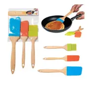 Creative Kitchen Utensils -Set of 3 - 2 Spatulas-1 Basting Brush - Weird Kitchen