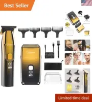 Ultimate 2-in-1 Bald Head and Beard Trimmer - Waterproof & Battery Powered