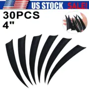 30PCS 4 inch Feathers DIY for Arrows Shield Cut Turkey Feather Fletching Arrow