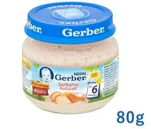 Gerber嘉寶雞肉泥 80g 波蘭原裝 純雞肉 幼犬貓專用 犬貓營養補充品