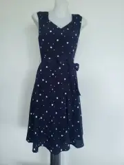 Alannah Hill Navy blue 'Sweet Nothings' Dress size 12, RRP: $389