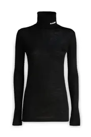 [JIL SANDER] Turtleneck L Black