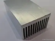 Large Aluminium Heatsink - Electronics / Amplifier / Audio Projects 120x70x45mm.