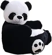 1Pc Adorable Panda Shaped Sofa Chair Comfortable Seat for Soft for Playrooms Nurseries and Living Rooms Fun Cartoon Design