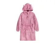 Amoretu Hoodie Plush Pajama Set for couple-Pink