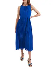 Hobbs London Blythe Pleated Midi Dress