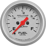 Autometer 2-1/16" Fuel Level Programmable 0-280ｽ Stepper Motor Ultra-Lite (4310)
