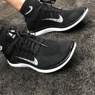 新店促銷 耐吉 Nike Free 4.0 Flyknit 黑白 編織 男鞋 慢跑鞋 經典復刻 631053-001