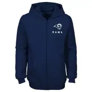 Outerstuff NFL Youth Girls St. Louis Rams Status Full Zip Hoodie