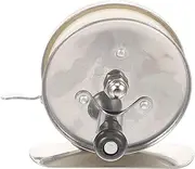 Line Reels Fly Reel Fishing Gear Ice Wheel Tackle Bow Fishing Reel Kits Fishing Iron Reel Outdoor Fishing Supply Outdoor Fishing Reel Fishing Accessory Engineering Plastics Silver