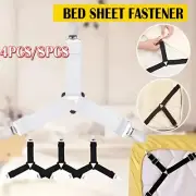 Triangle Bed Sheet Holder Grippers Mattress Fasteners Suspenders Strap Clips