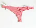2 Calvin Klein CK One Cotton Thong Underwear Panty Inspired QD3783 Sz L - NWT