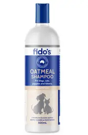 Fidos Oatmeal Shampoo For Dogs Puppies Cats And Kittens 500 ml