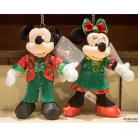 在飛比找蝦皮商城精選優惠-咩兒香港迪士尼代購🏆聖誕節限定款 米奇/米妮 吊飾鑰匙圈