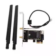 M.2 To PCI-E Converter Desktop Bluetooth-compatible Network Card Adapter Board