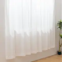 在飛比找momo購物網優惠-【NITORI 宜得利家居】蕾絲窗簾兩件組 窗紗 DH76 