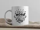 "Pray More, Worry Less" Christian Inspirational Coffee Mug
