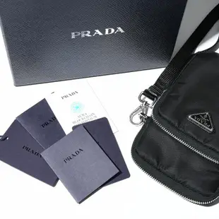 Prada 2ZT024 再生尼龍手機套/手機包 黑色