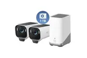 Eufy Security eufyCam S3 Pro 4K Outdoor Wire-Free Smart Solar Camera Kit 2x