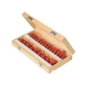 GA261071 1/4" TCT Router Bit Set 24pce Router Sets DIY Power Tool Accessories