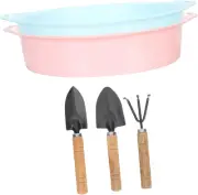 INOOMP 1 Set Soil Sieve with Armrest Soil Sieves Soil Sifting Pans Planting T...