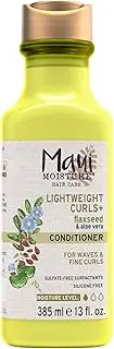 Maui Moisture Lightweight Curls + Citrus Fragranced Flaxseed Conditioner For Curly & Wavy Hair 385mL