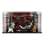 UNIQUEDISPLAY Display Case for LEGO 75339 Death Star Trash Compactor Diorama