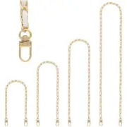 Gold Purse Chain Strap 4 Different Sizes Replacement Bag Chain Strap Leather ...