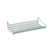 Metro GS1436K3 SmartWall Grid Shelf with Retaining Ledge, Metroseal Green Epoxy