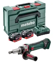 Metabo GA18LTXGMB55K - 18V Geared Die Grinder Kit (2 x 5.5Ah)