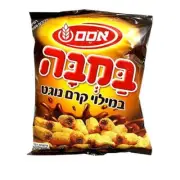 3 packs of Bamba Osem Israel Peanut Butter Snack Puffs Nougat Cream Filling 60gr