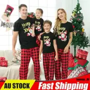 Christmas Family Matching Pyjamas Nightwear Pajamas Set Sleepwear Xmas Santa