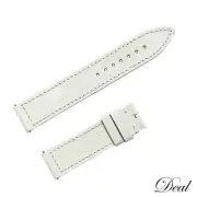 Genuine OEM Franck Muller 16/16mm White Leather Watch Strap Band - UNUSED