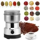 220V Electric Coffee Grinder Grinding Milling Nut Bean Spice Matte Blade Blender