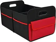 Bsbkoj Car Trunk Organizer, Waterproof Foldable Storage Bin with Handles, Large-Capacity Cargo Holder for Automotive, Truck, Sedan, Van, Travel, Size: 21.65 x 13.39 x 11.81 inches