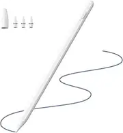 Active Stylus Pen Compatible for iOS&Android Touch Screens, Pencil for iPad with Dual Touch Function,Rechargeable Stylus for iPad/iPad Pro/Air/Mini/iPhone/Cellphone/Samsung/Tablet Drawing&Writing