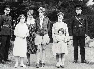 Amelia Earhart Friends - Pardoned Trespass Culmore Londonderry Nor - Old Photo