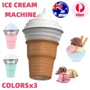 New Gift Ice Cream Maker Appliance Soft Serve Shape Portable Homemade Kitchen