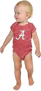 Little King NCAA Knobby Short Sleeve Romper Bodysuit-Big Logo -Newborn and Infant Sizes