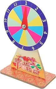 Generic Lucky Draw Entertainment Stacking Doodle Game Raffle Ticket Wheel for Prizes Wheels Fortune Roulette Turntable Wheel Stand Drinking Games Machine Acrylic