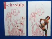 CHASTITY #1 SKETCH & VIRGIN COVER VARIANTS CHAOS 20TH ANNIVERSARY DYNAMITE 2019