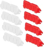 HOMOBABE 60Pcs Mini Traffic Road Block for Rc Car Drift Field Realistic Scratch Barriers Accessories for DIY Setup and Traffic Safety Awareness