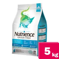 在飛比找PChome24h購物優惠-紐崔斯Nutrience無穀養生貓(六種魚)配方 5kg