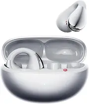 QCY Crossky C30S Clip on Earbuds Open Ear Wireless Bluetooth 6.0, Hi-Res Sound, LDAC, 40H Playtime, Multipoint Connection, IPX5 Waterproof for Running/Workout