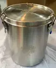 Stainless Steel Food Sugar Lollies Biscuit Jar Storage Canister 2.5Ltr